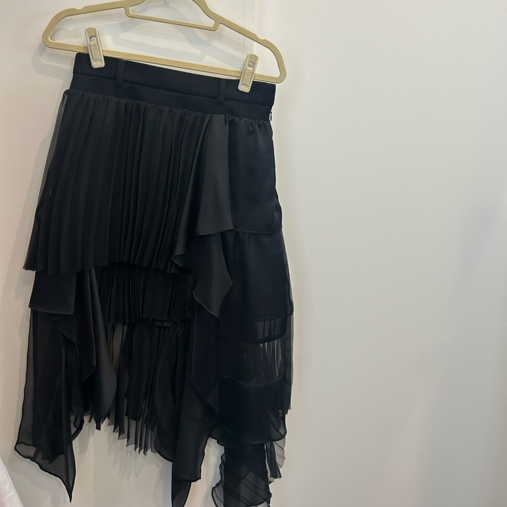 Sacai silk skirt